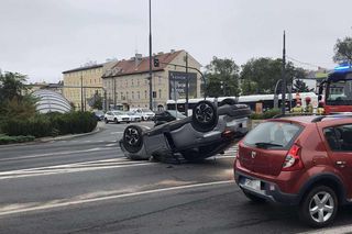 Przejazd ulicą 3 Maja był chwilowo zablokowany, jednak obecnie nie ma już utrudnień w ruchu