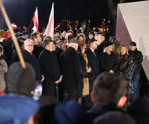 Odsłonięcie pomnika Lecha Kaczyńskiego przy Placu Teatralnym w Lublinie