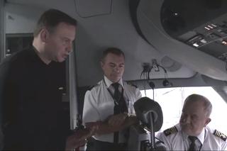 Prezydent Duda w kabinie pilotów