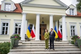 Radosław Sikorski przyjął delegację z Ukrainy w Chobielinie