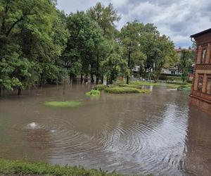 Ulewa nad Dąbrową Górniczą