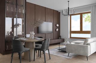 Mieszkanie w stylu modern glam