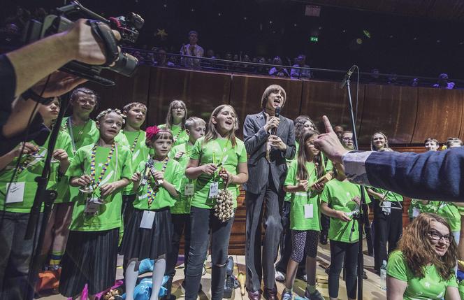 Wyjątkowy koncert w katowickim NOSPR. Wystąpiła Dziecięca Orkiestra Onkologiczna Fundacji „Iskierka" 