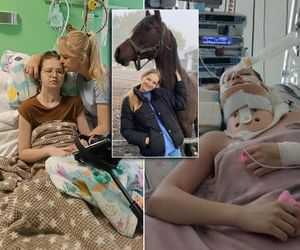 Koń zrujnował życie 16-letniej Klaudii. Mama: Cudem udało się ją uratować