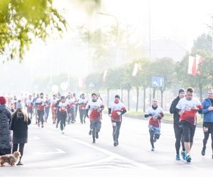 Półmaraton Niepodległości w Będzinie. Setki biegaczy przebiegło w biało-czerwonych strojach