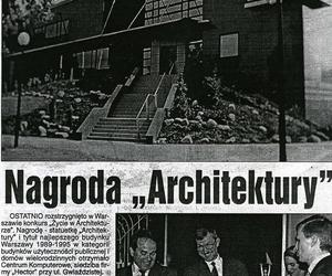 Nagroda „Architektury”,  „Kurier Szczeciński”  nr 12/1996, 17.01.1996