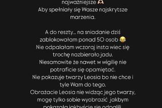 Sandra Kubicka z Wigilię na Instastory