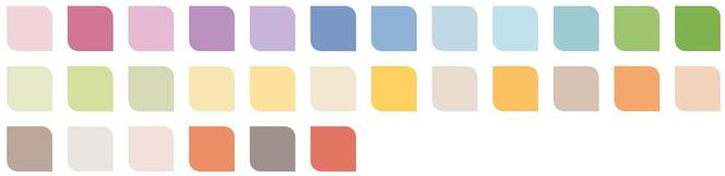 paleta kolory farb Dulux family Zone