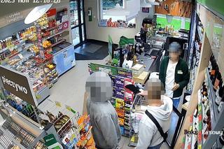 Napad pod Krakowem. Grozili sprzedawcy nożem oraz zniszczyli towar