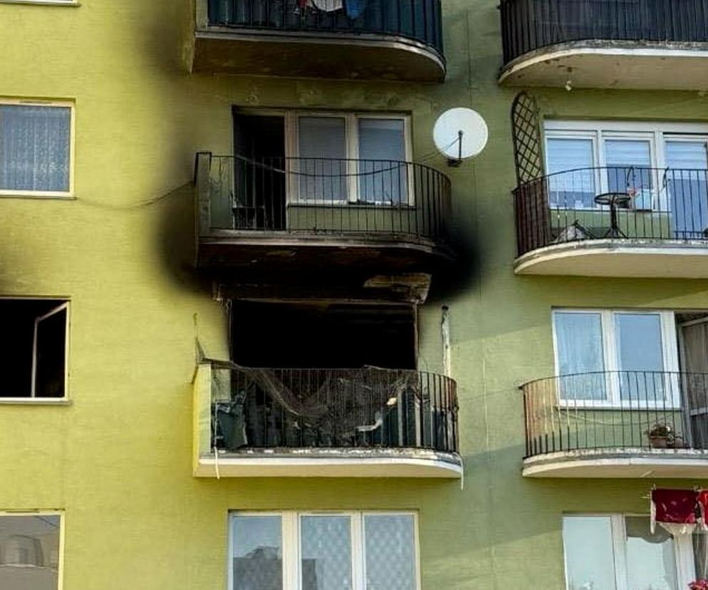 Brzeg Dolny. Śmiertelny pożar w bloku przy ul. Słowackiego