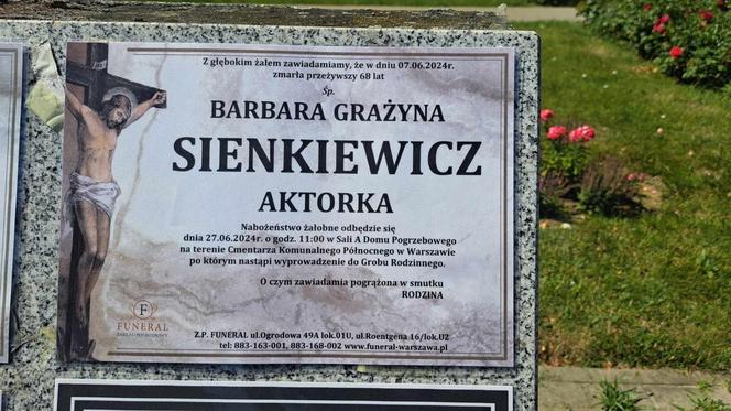 Barbara Sienkiewicz pogrzeb