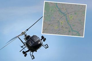 Policyjny śmigłowiec lata nisko nad Warszawą. Co się dzieje?