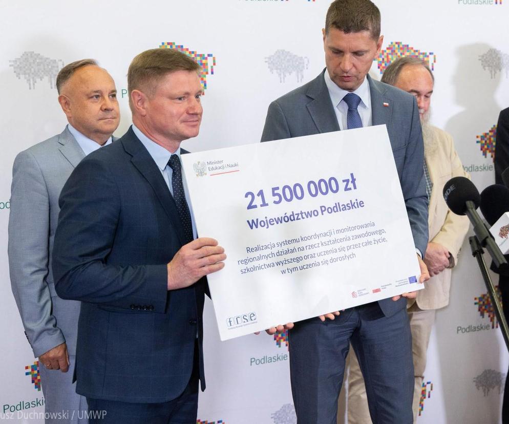 Ponad 21 milionów złotych z KPO przeznaczone zostaną na szkolnictwo wyższe w Podlaskiem. Polska nie ma tych pieniędzy