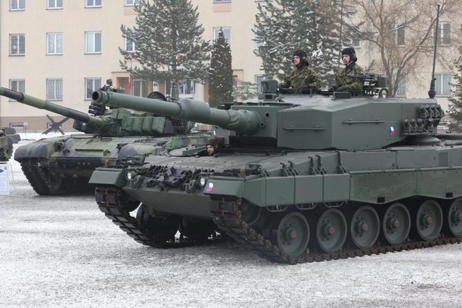 Czeskie czołgi Leopard 2A4 i T-72M4CZ
