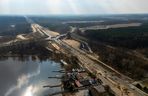 Trwa przebudowa DK61 Między Legionowem i Zegrzem