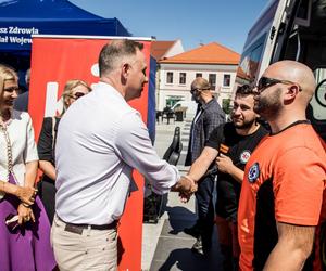 Andrzej Duda z niezapowiedzianą wizytą w Bochni