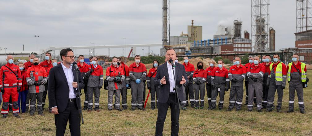 Prezydent Andrzej Duda odwiedził Anwil S.A – chemiczną spółkę w Grupie Orlen