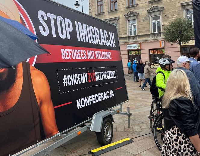 Lublin. Marsz przeciwko migrantom