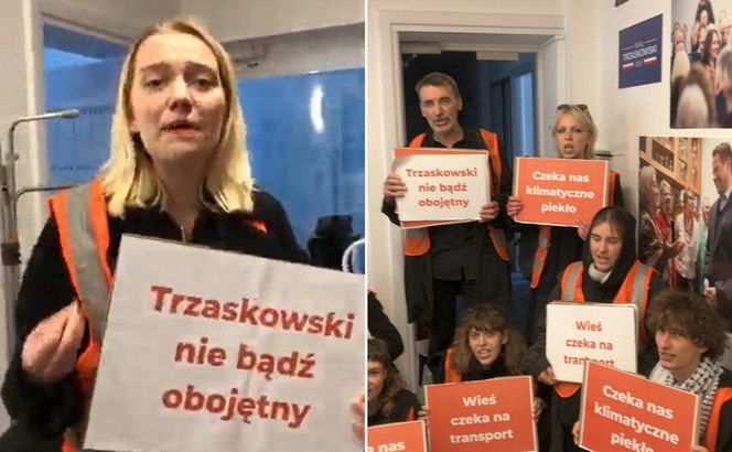 Ostatnie Pokolenie okupuje sztab Rafała Trzaskowskiego!   