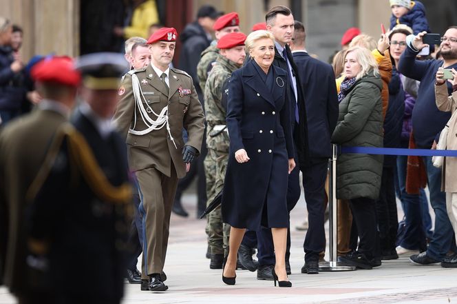 Jesienne stylizacje pierwszych dam