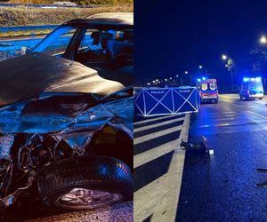 W środku nocy rozbił bmw o bariery. Kierowca nie żyje