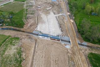 Budowa obwodnicy Oświęcimia - zdjęcia maj 2024