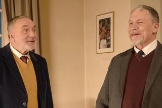 Barwy szczęścia, odc. 3164. Andrzej Zastoja-Modelski (Leon Charewicz),  Antoni Kiryłło (Cezary Nowak)