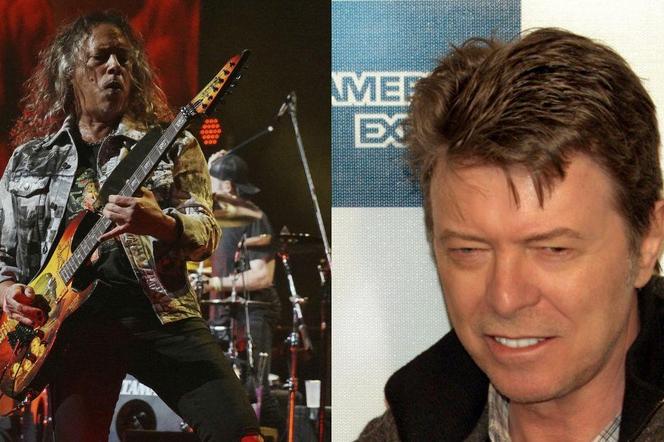 Kirk Hammett i David Bowie 