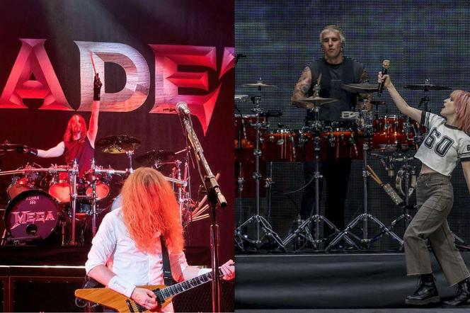 Megadeth, Paramore 