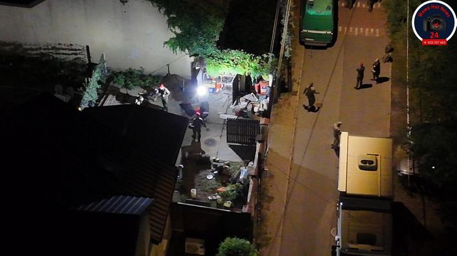 Wybuch na poligonie w Rembertowie