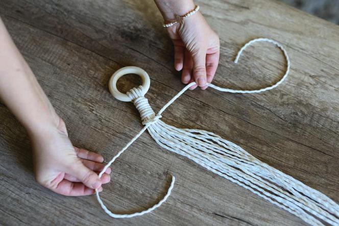 DIY: Makrama. Krok  3