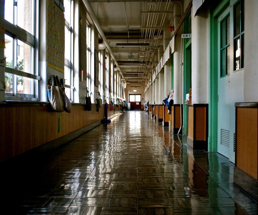 Podczas lekcji w lubelskiej szkole na uczniów spadł tynk z sufitu