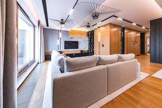 Mieszkanie w drewnie i czerni