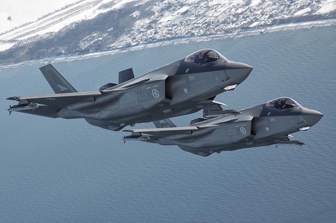 Norweskie F-35A nad Polską