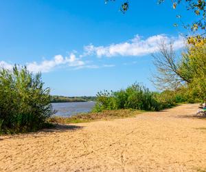 Plaża przy Moście Północnym