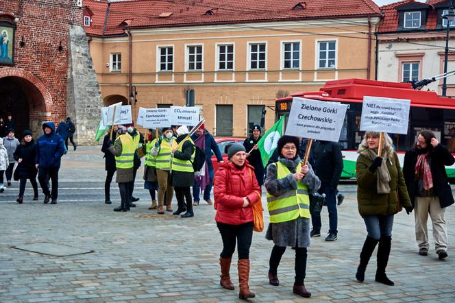 Przeciwko zabudowie Górek Czechowskich. „Strajk dla Ziemi” w centrum Lublina