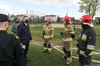 Prezydent nagrodził strażaków, którzy gasili Biebrzański Park Narodowy