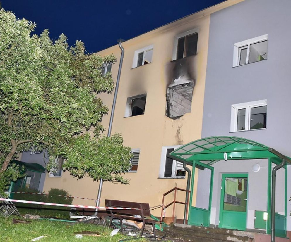 Wybuch gazu w bloku. Interweniował śmigłowiec LPR