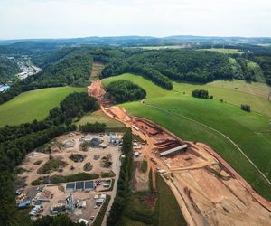 Autostrada D11 w Czechach - zdjęcia z budowy - sierpień 2025