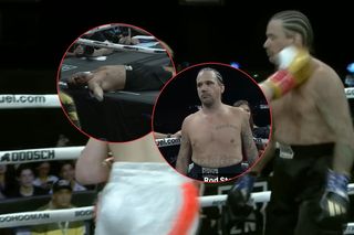 Syn legendy muzyki brutalnie znokautowany na gali boksu! Sean Stewart padł jak kłoda, boli od samego patrzenia