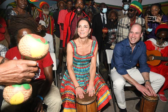 Książę William i księżna Kate z wizytą na Jamaice