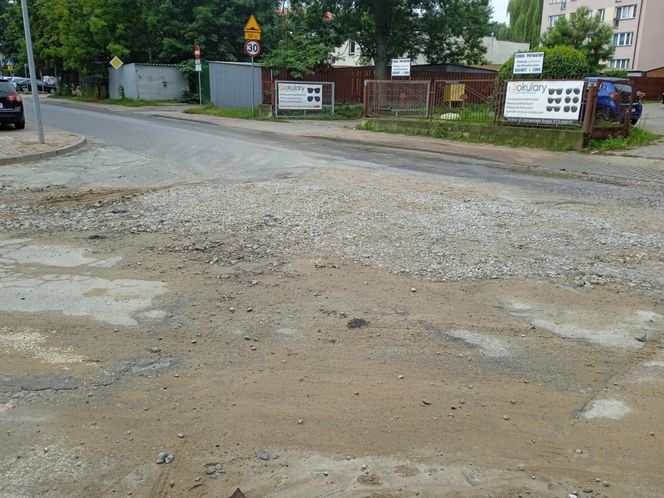 Remont ulic Błonie i Czerwonego Krzyża w Siedlcach