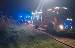   Pożar przyczepy kempingowej w Sambrowie. W środku znaleziono ciało mężczyzny