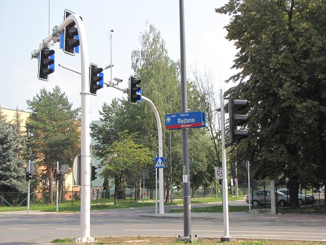 Nowe sygnalizatory na Rejtana w Rzeszowie