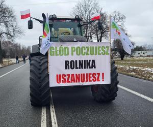 Protest rolników Zdany- Zbuczyn 