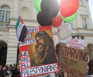 Marsz dla Palestyny przeszedł w niedzielę, 17 sierpnia ulicami Warszawy
