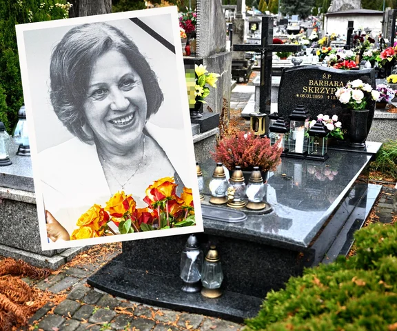 Poruszający widok grobu Barbary Skrzypek