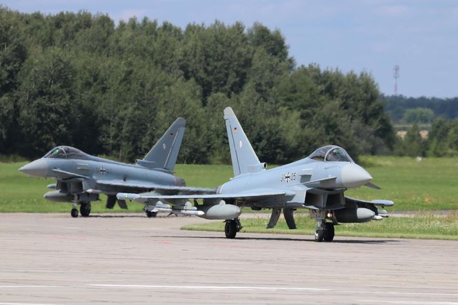 Niemieckie Eurofighter Typhoon w Polsce