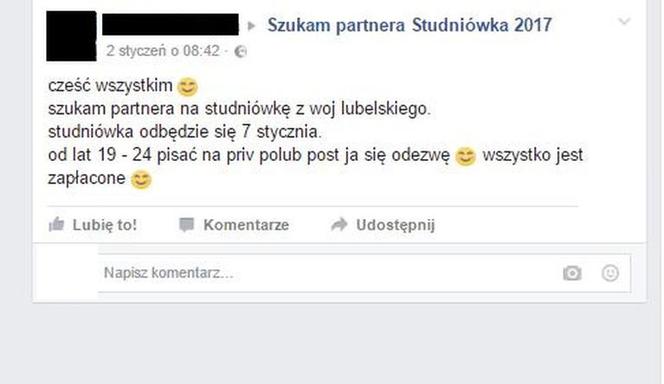 Partner na studniówkę Lublin 2017