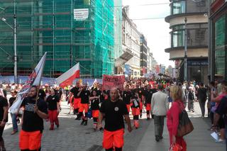 Protest ratowników medycznych we Wrocławiu